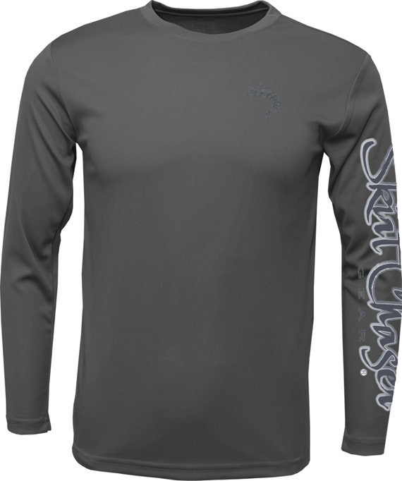 Men's Long Sleeve Pelagic Series UPF 50+ Microfiber Performance Fishing Shirt