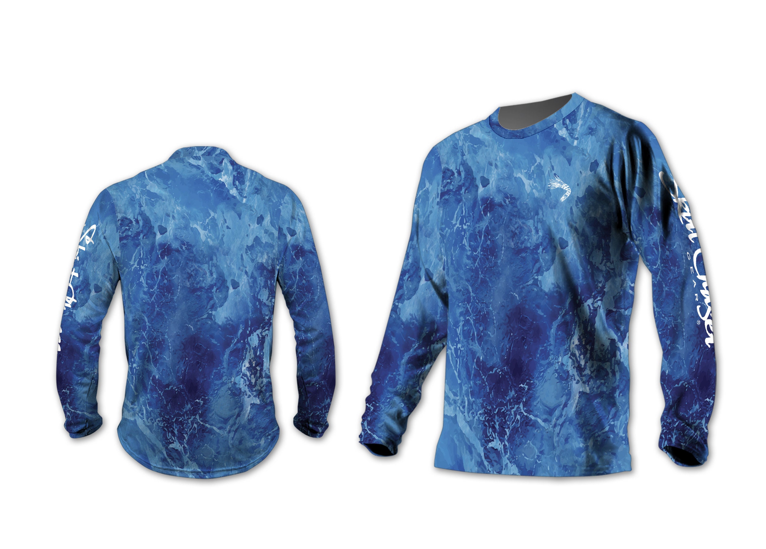 Men's Long Sleeve Prop Wash Series UPF 50+ Microfiber Performance Fishing  Shirt
