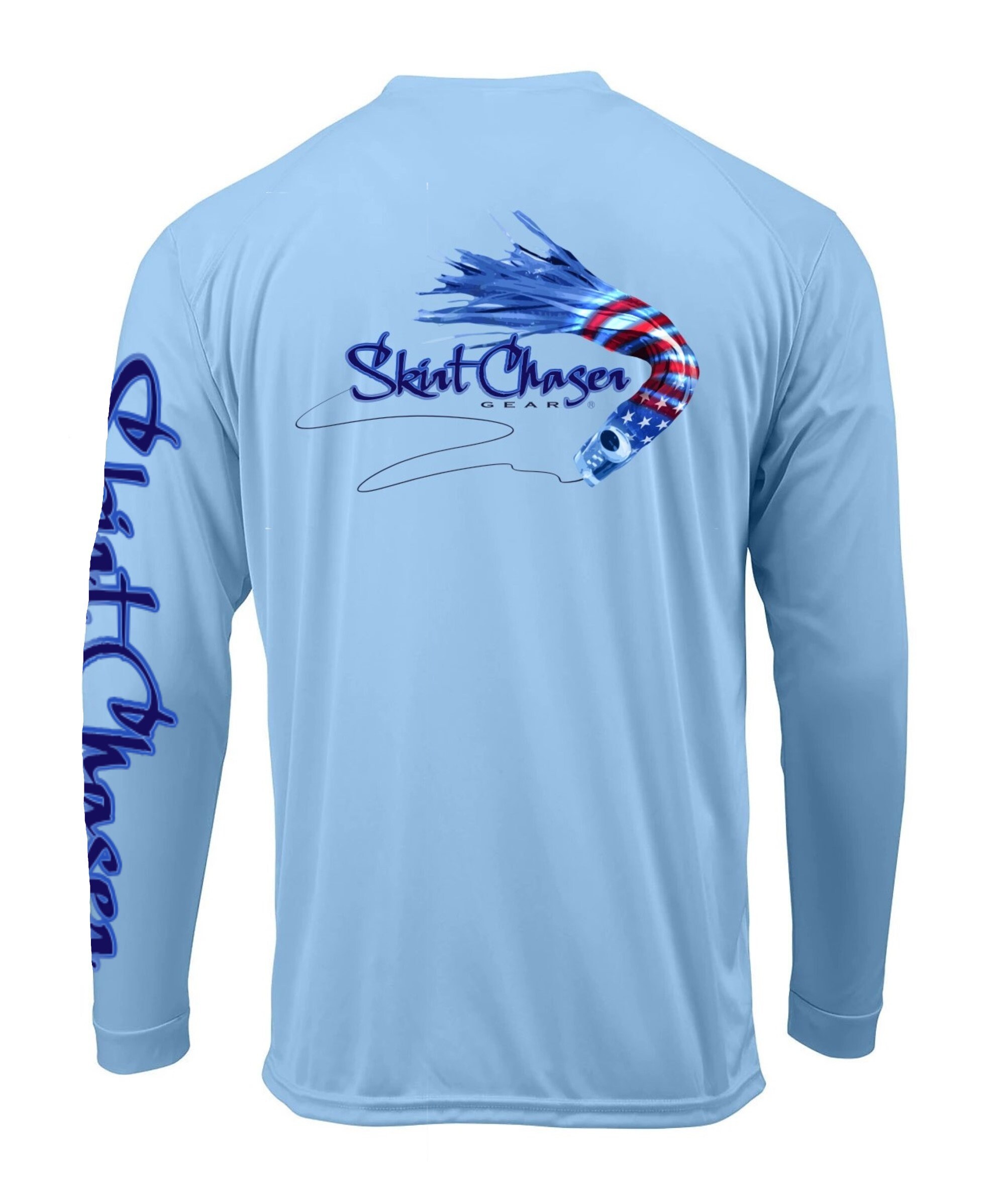 Men's Sky Blue Stars and Stripes Red 