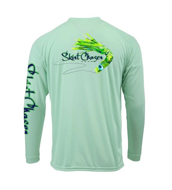 Men's Seafoam Mahi Mahi UPF 50 Microfiber Performance Fishing Shirt by  Skirt Chaser Gear -  Canada