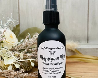 Magnesium Mist Spray: Topical Magnesium with Essential Oils
