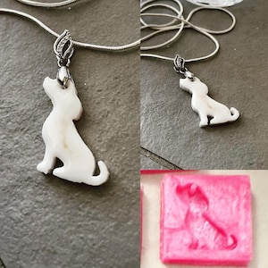Silicone mold various animals charm shape 2.5 cm height x 3 mm depth for resin