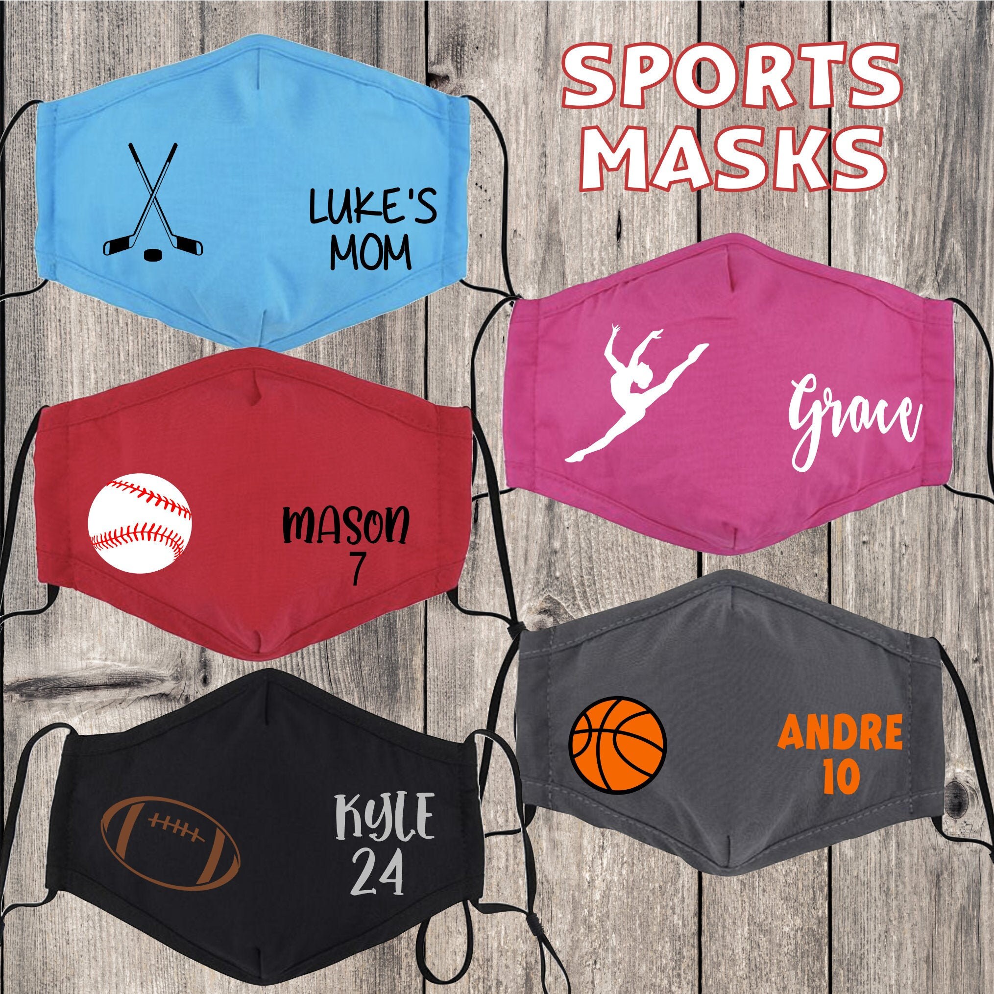 Personalized Sports Masks