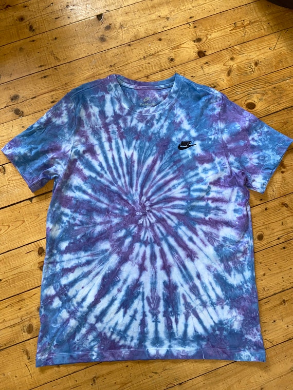 Tie Dye Nike T Shirt Adult and Child Sizes Multiple Colour Options Rainbow T Shirt Etsy UK