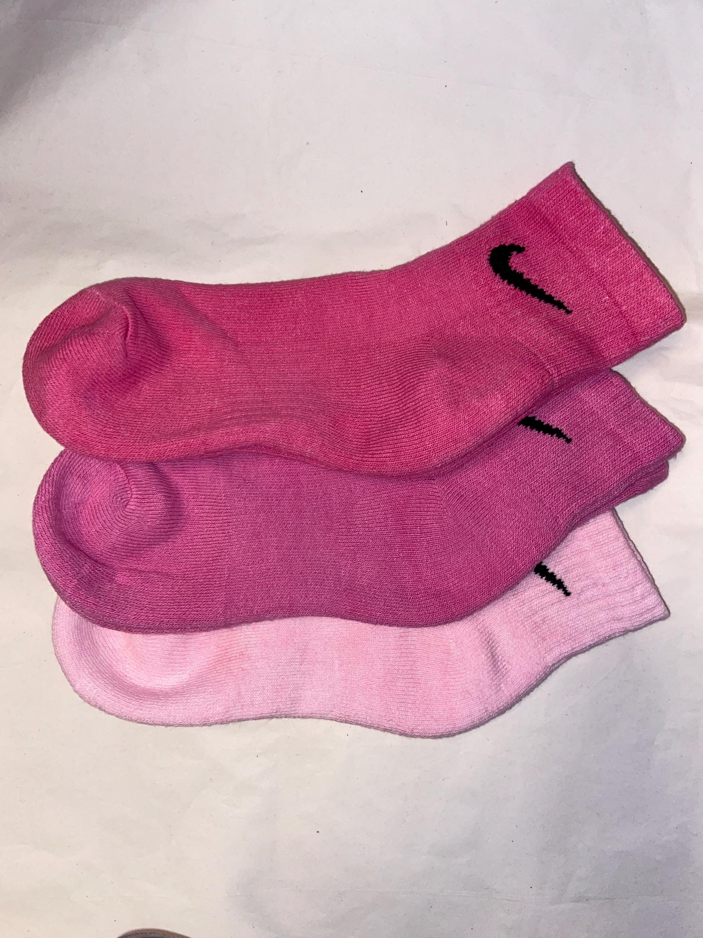 Nike Custom Dyed Tie Dye Block Colour Socks