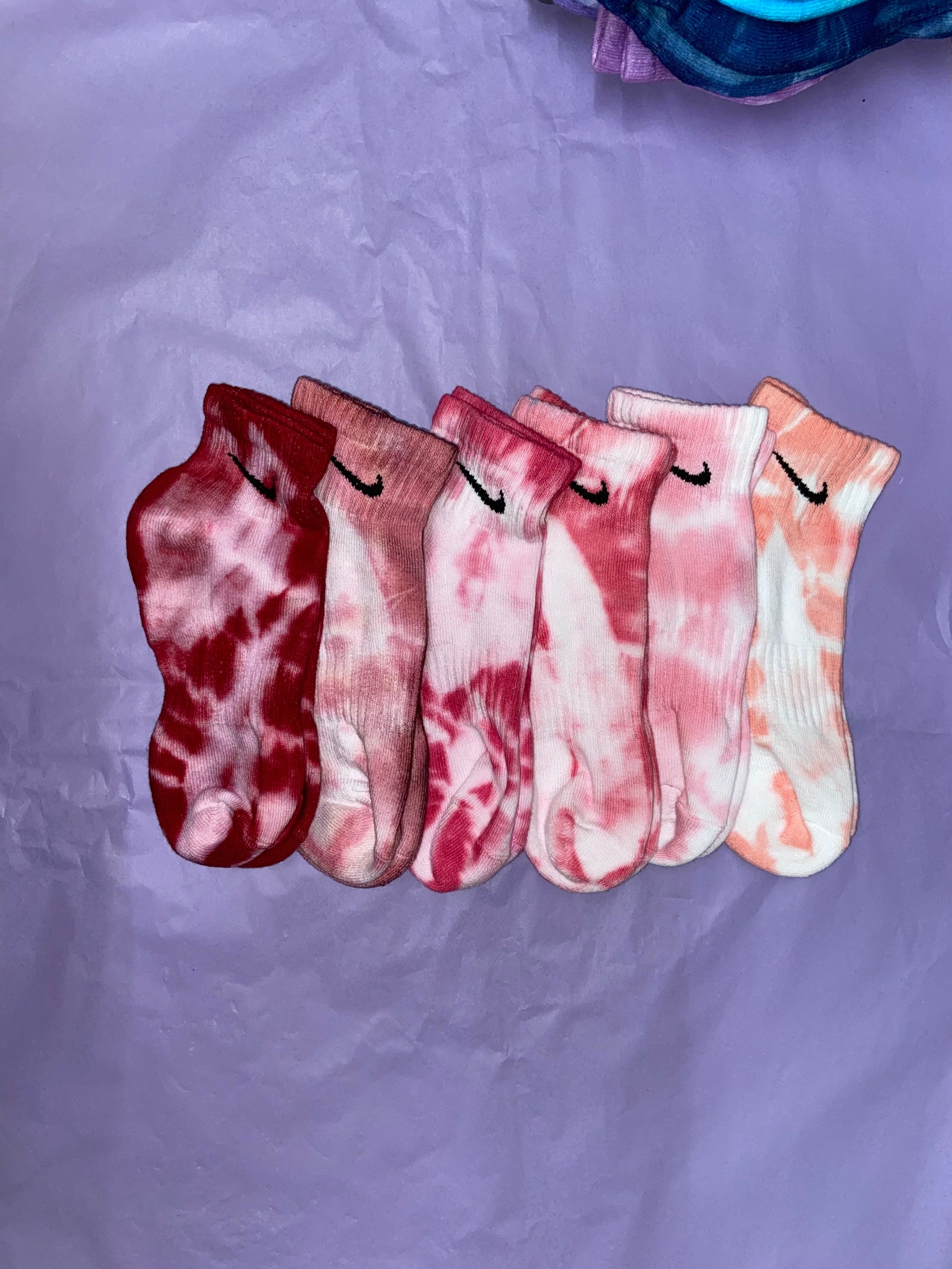 Tie Dye Nike Sock Multipack Etsy
