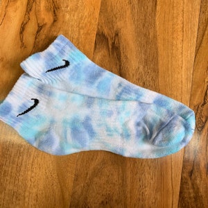 Tie Dye Nike Socks, Sports Crew Style and Quarter Ankle Style, Adult ...