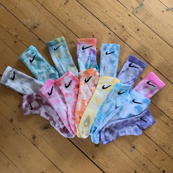 Tie-dye Nike sokken multipack