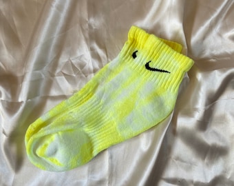 Tie Dye Nike Socks, Adult and Kids Sizes Multicoloured Rainbow