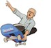Bernie Sanders Skateboard Sticker 