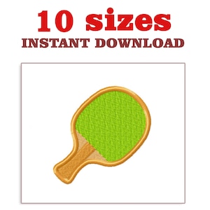 Ping pong Embroidery Design file, Ping pong Design file, machine embroidery designs Ping pong