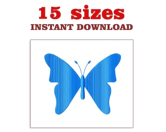 Mini Schmetterling Stickdatei: Maschinenstickdatei (Digitaler Download)