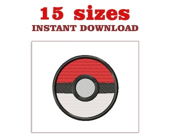 Cartoon Ball Embroidery Design: Machine Embroidery File (Digital Download)