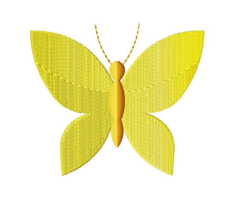 Butterfly Embroidery Design Set of 5 Butterfly Embroidery Etsy