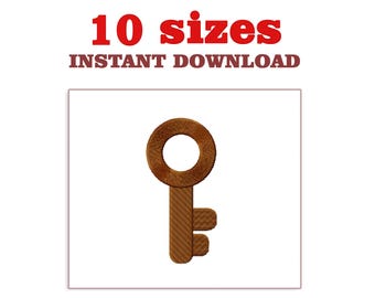 Key Embroidery Design file (Download)