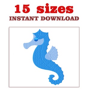 Seahorse Embroidery Design, mini Seahorse Download Embroidery, machine embroidery designs file