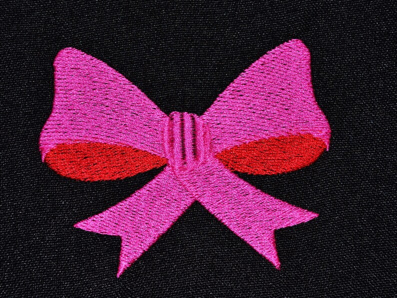 Machine Embroidery Bow Designs Bow Download Embroidery Etsy
