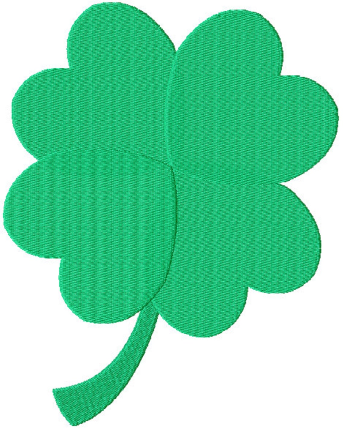 Leaf Clover Embroidery Design Clover Set of 5 Four Leaf Etsy