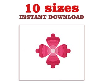 Flower Embroidery Design: Machine Embroidery File (Digital Download)