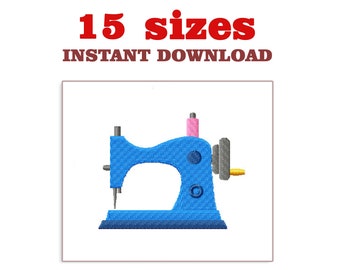 Sewing Machine Embroidery Design: Vintage Style (Digital Download)