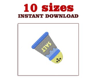Salzstreuer Stickdatei: Mini Stickdatei (Digitaler Download)