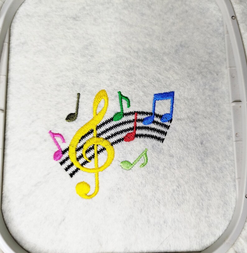 Music Notes Embroidery Design: Machine Embroidery File (digital ...