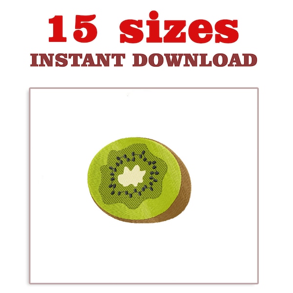 Kiwi Embroidery Etsy