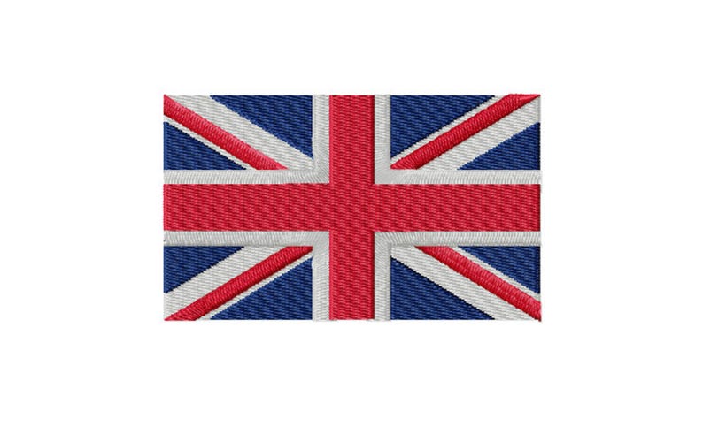 United Kingdom Flag Embroidery Design (Digital Download) image 2