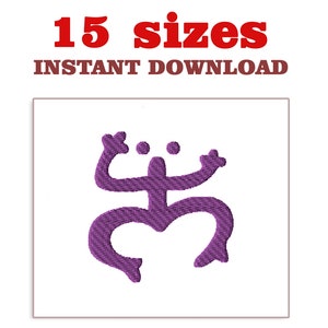 Coqui Taino Embroidery Design: Machine Embroidery File (Digital Download)