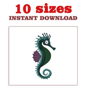 Seahorse Embroidery Design file, mini Seahorse Download Embroidery, machine embroidery designs Seahorse
