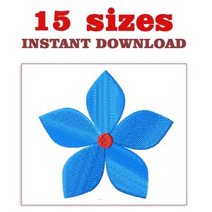 Flower embroidery designs file, Mini Flower Embroidery, machine embroidery designs