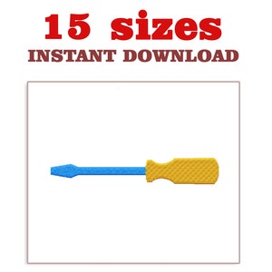 Screwdriver Embroidery Design file, Screwdriver Design, machine embroidery designs Screwdriver