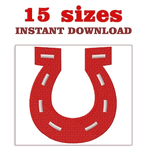 Horseshoe Embroidery Design, Download Embroidery, machine embroidery designs