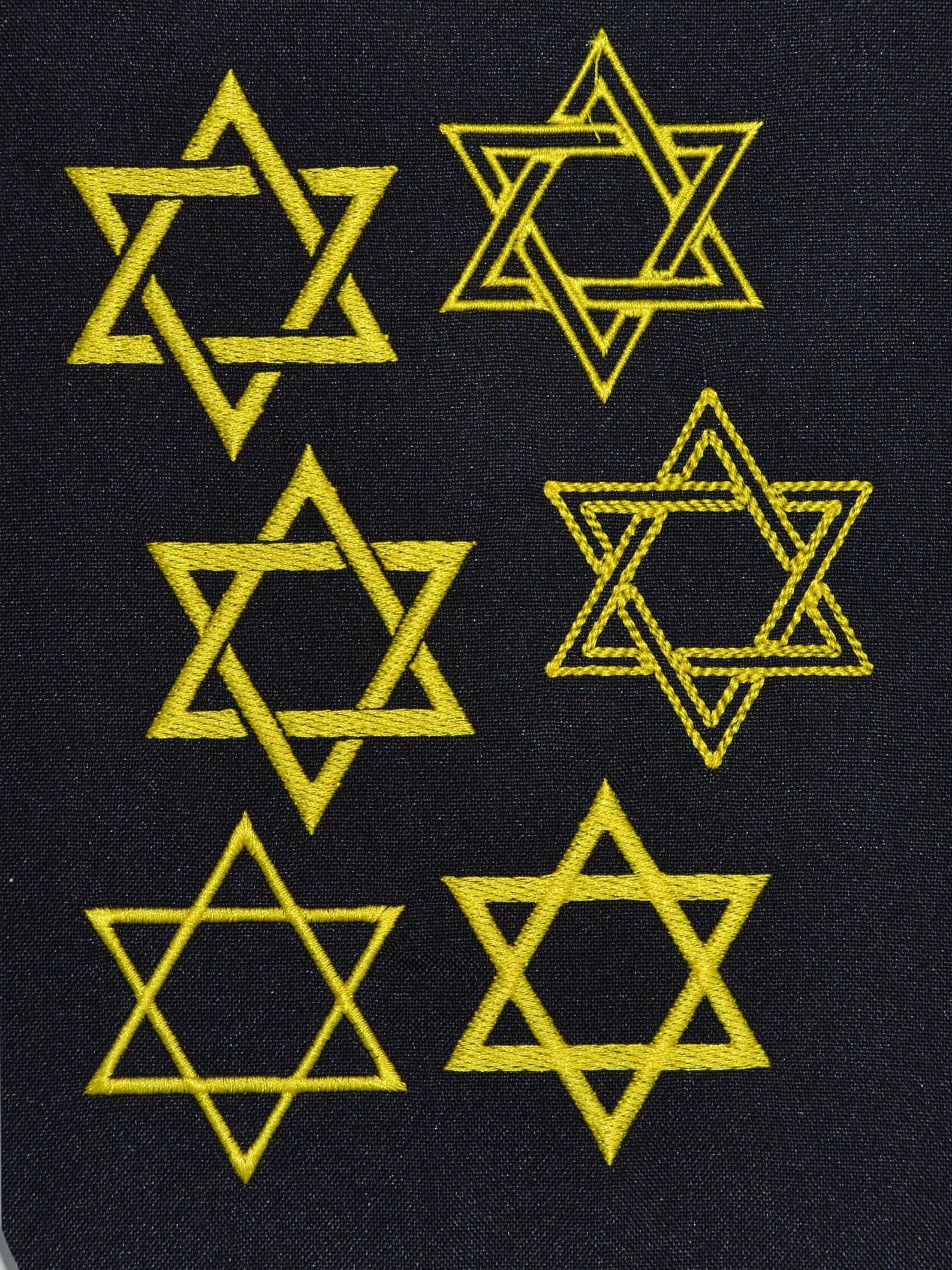 Star of David Embroidery Design File Star Set of 6 Machine - Etsy