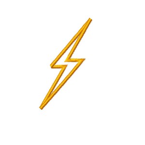 Lightning Bolt Applique Embroidery Design Set (digital Download) - Etsy