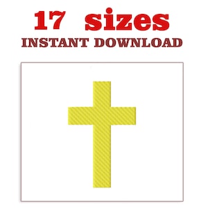 Może przedstawiać: Wzór haftu krzyża w kolorze żółtym, dostępny w 17 rozmiarach. Natychmiastowe pobranie.