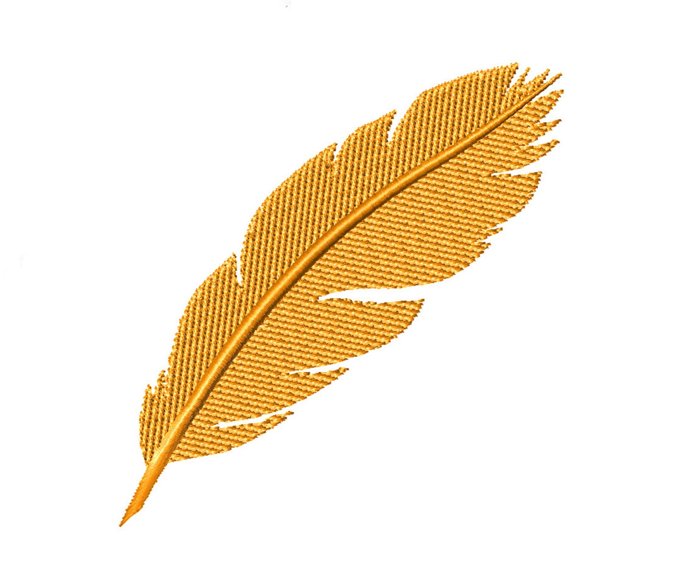 Feather Embroidery Design file Mini Feather Embroidery Etsy