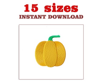 Diseño de calabaza para bordar a máquina (descarga digital)