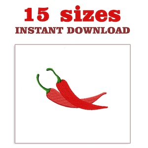 May include: Two red chili peppers with green stems, isolated on a white background. 15 sizes available for instant download.