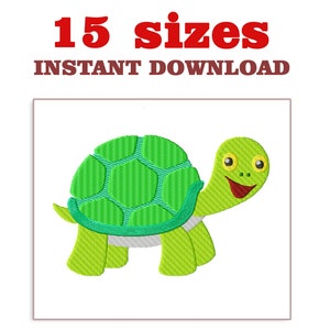 Turtle Embroidery Design file, Turtle machine embroidery design, Download Embroidery, machine embroidery designs