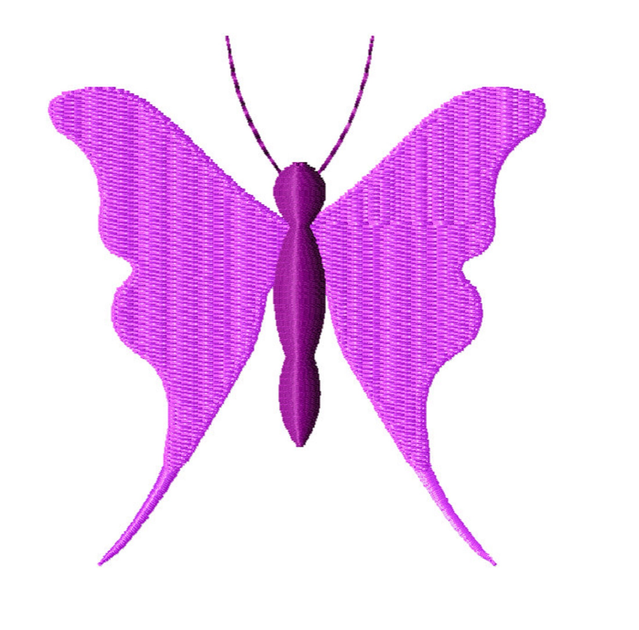 Butterfly Embroidery Design Set of 5 Butterfly Embroidery Etsy