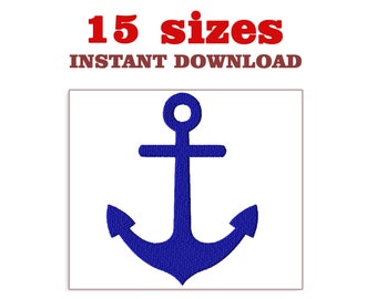 Anchor Embroidery Design, Download Embroidery, machine embroidery designs Anchor