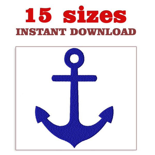 Anchor Embroidery Design, Download Embroidery, machine embroidery designs Anchor