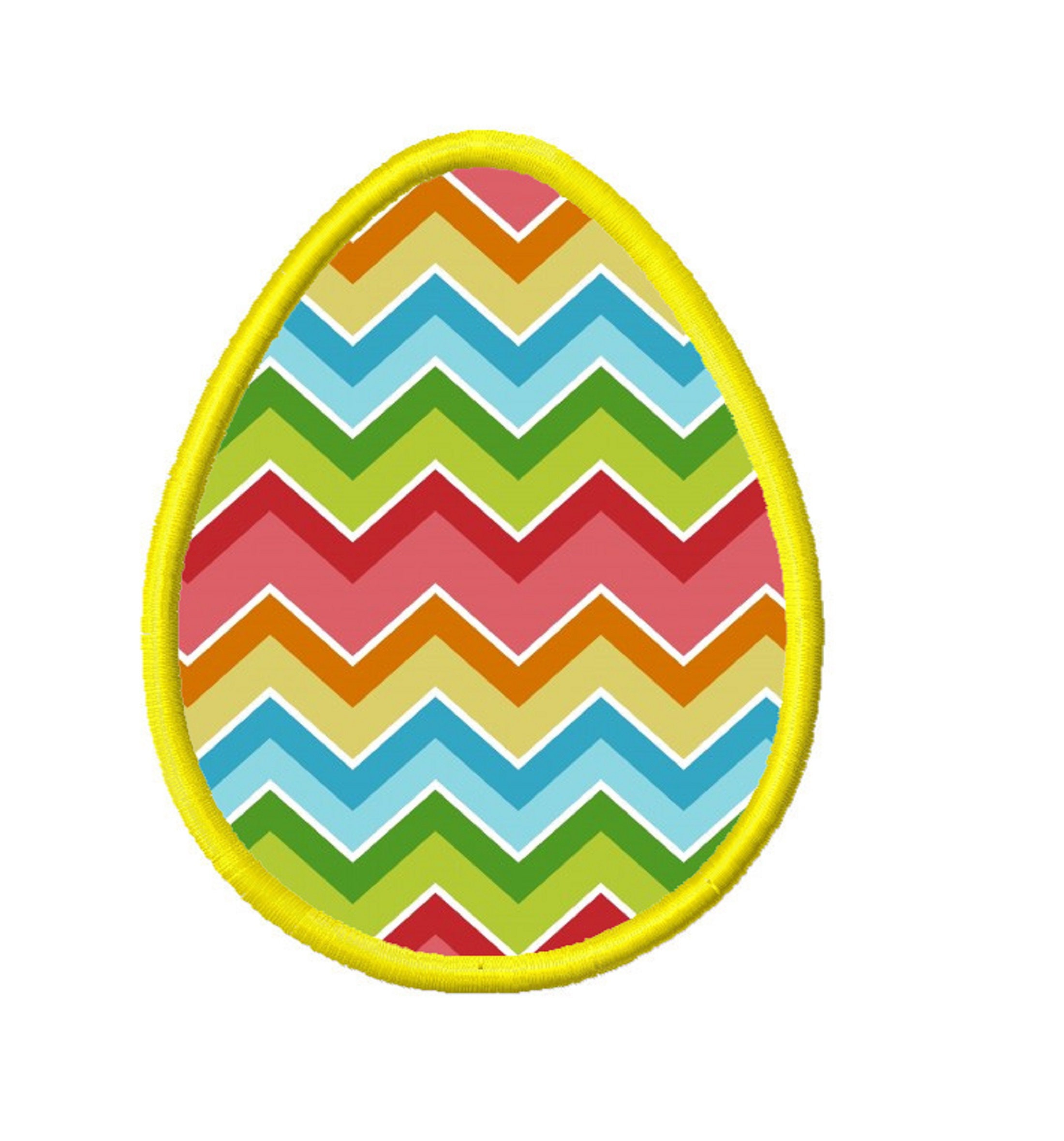 Easter Egg Applique Embroidery Design Download Embroidery Etsy UK