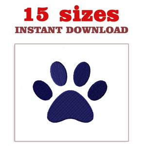 Paw Print embroidery designs, Paw Prints Embroidery, Dog Paw Print machine embroidery designs, Animal Tracks