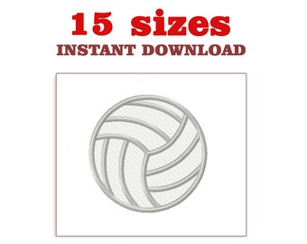 Volleyball ball Embroidery Design file, Volleyball machine embroidery design, Download Embroidery, machine embroidery designs