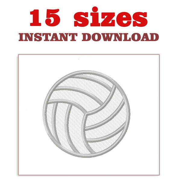 Volleyball ball Embroidery Design file, Volleyball machine embroidery design, Download Embroidery, machine embroidery designs