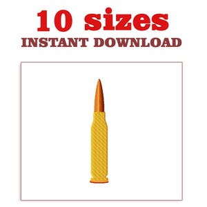 Bullet Embroidery Design file, Bullet Embroidery Design Download file