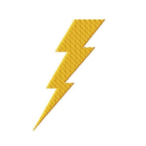 Lightning Bolt Embroidery Design: Set of 5 (digital Download) - Etsy