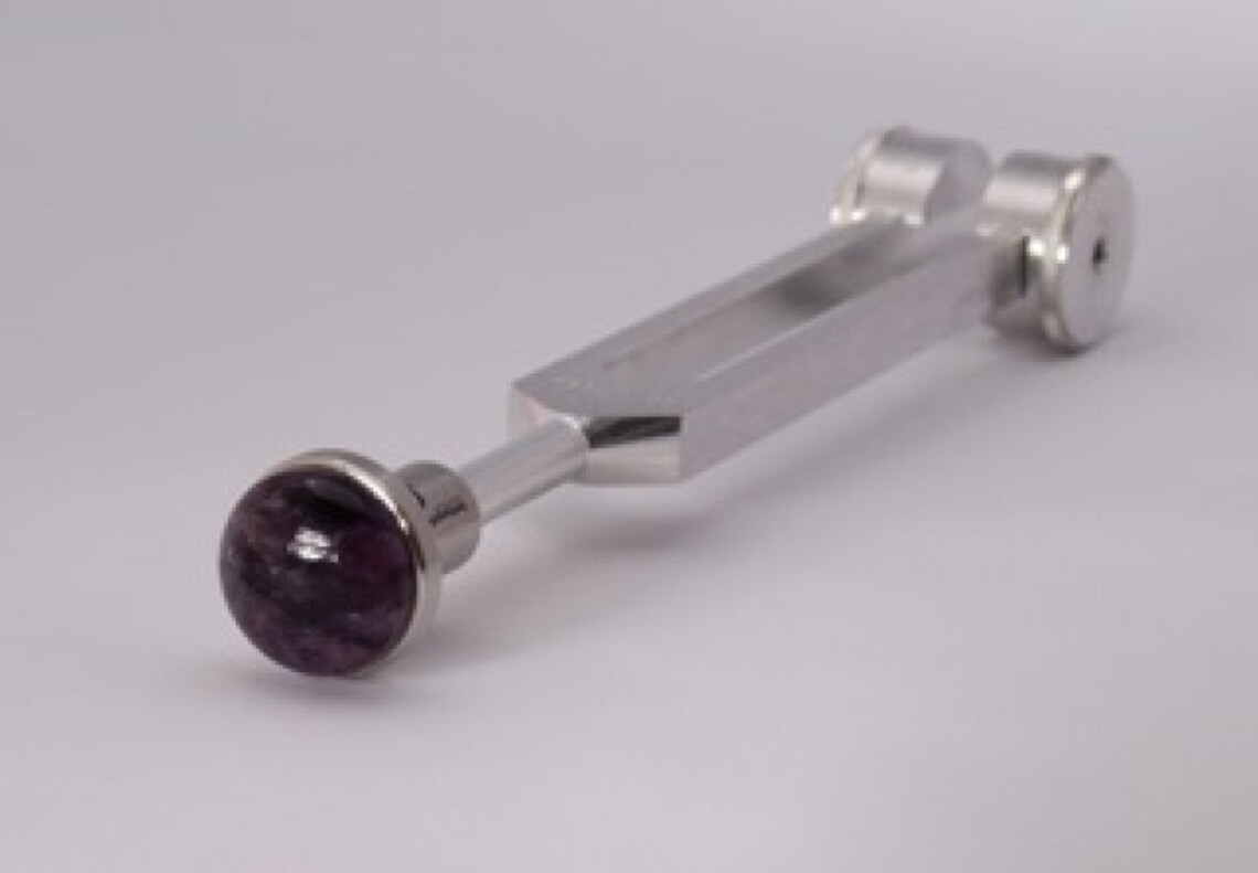 Amethyst Gem Foot 25mm Attachment Biosonics 25 Tuning Fork Crystal Feet